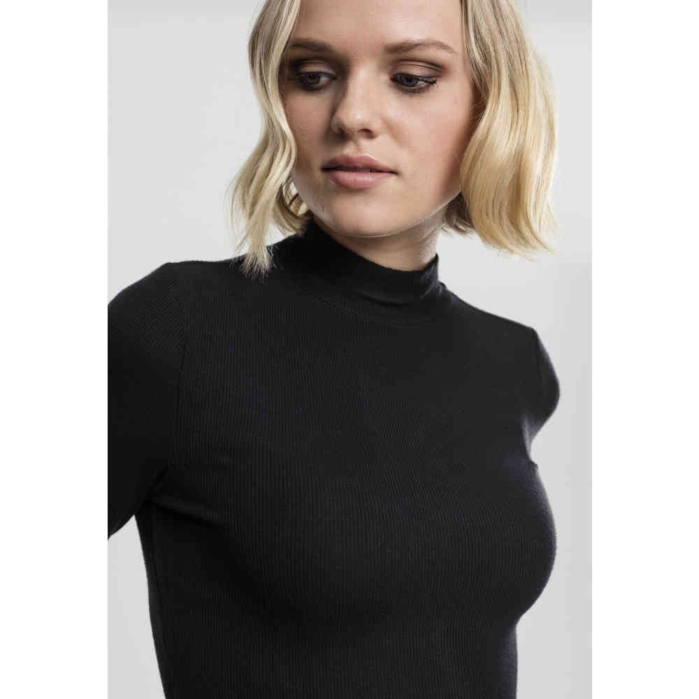 Urban Classics - Turtleneck Longsleeve top - Zwart